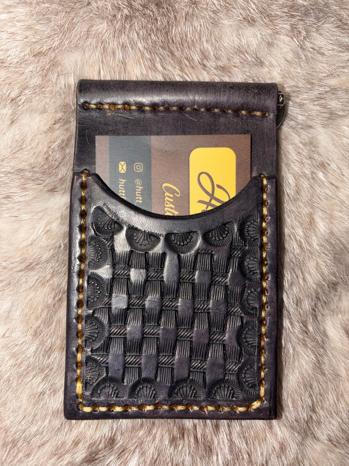 Money clip wallets tooled