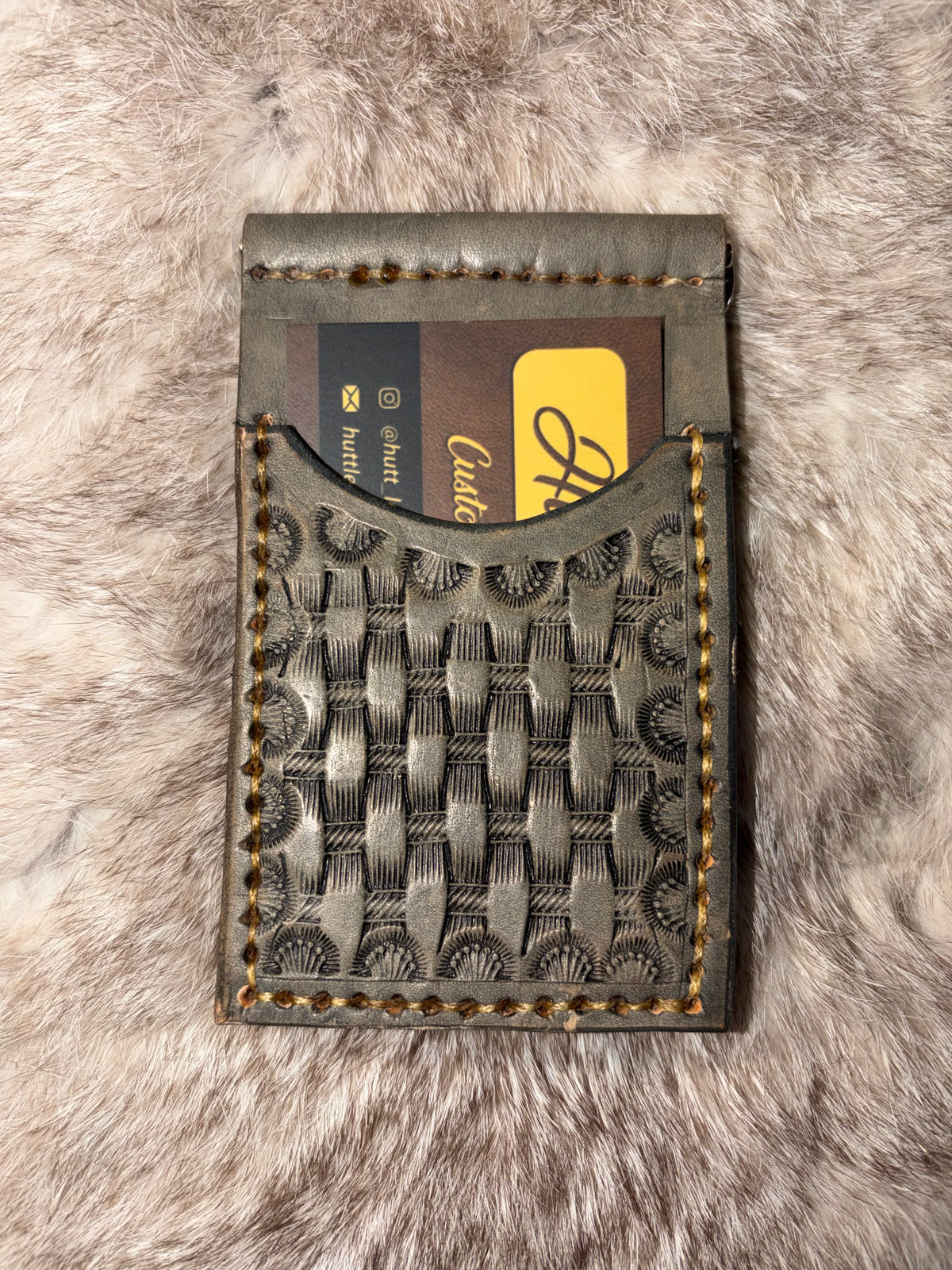 Money clip wallets tooled